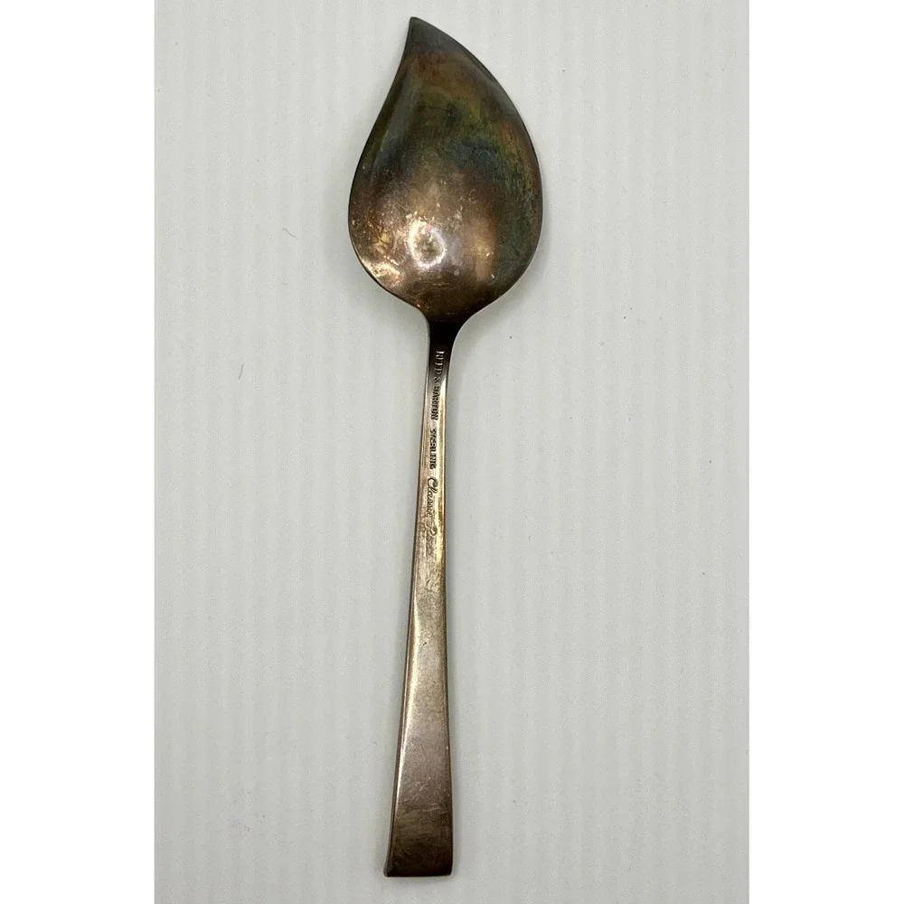 Reed and Barton Jelly Spoon 6.25in Silver Good Classic Rose Sterling